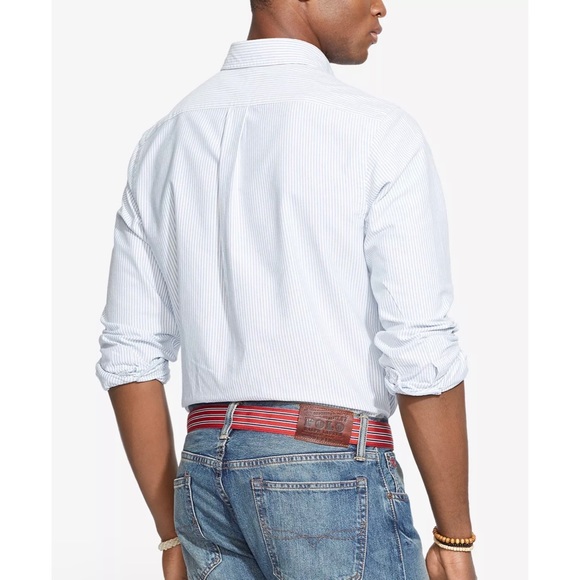 Ralph Lauren Blake 100% Cotton Button Down Men’s Shirt Size XL - Picture 3 of 12